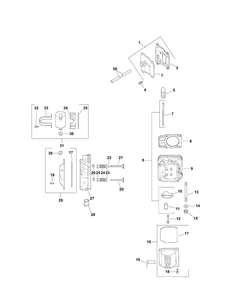 Kohler Cv740-0039 Head Valve Breather Diagram and Parts List for M60-KH (53BH8CT6050-27HP-OHV)(2010) Cub Cadet Lawn Tractor